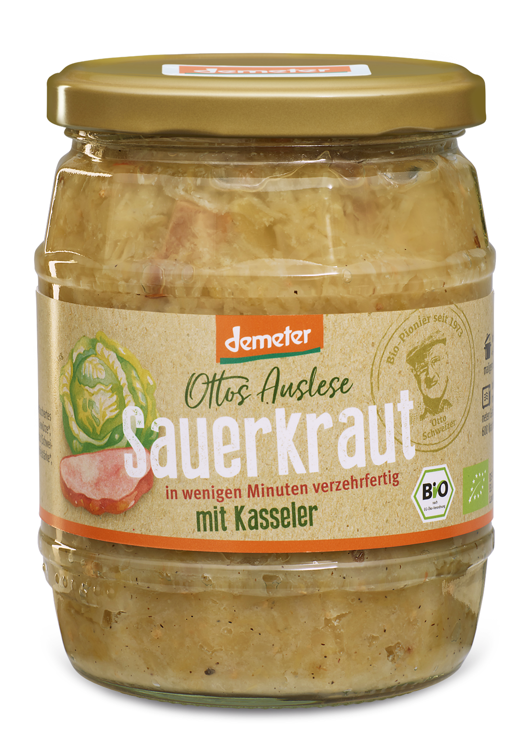 Demeter Sauerkraut mit Kasseler 580 ml